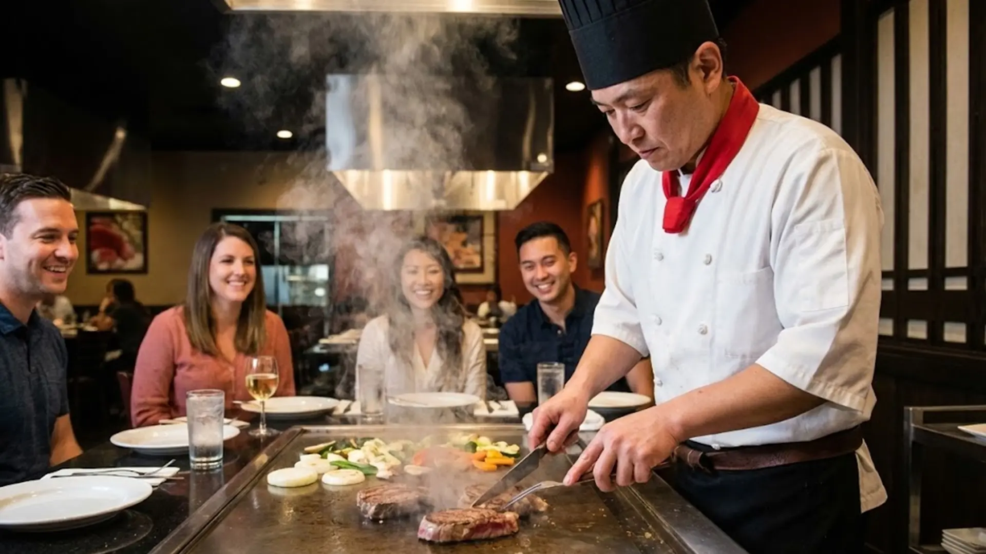 Ninki Restaurant Interior and Chefs